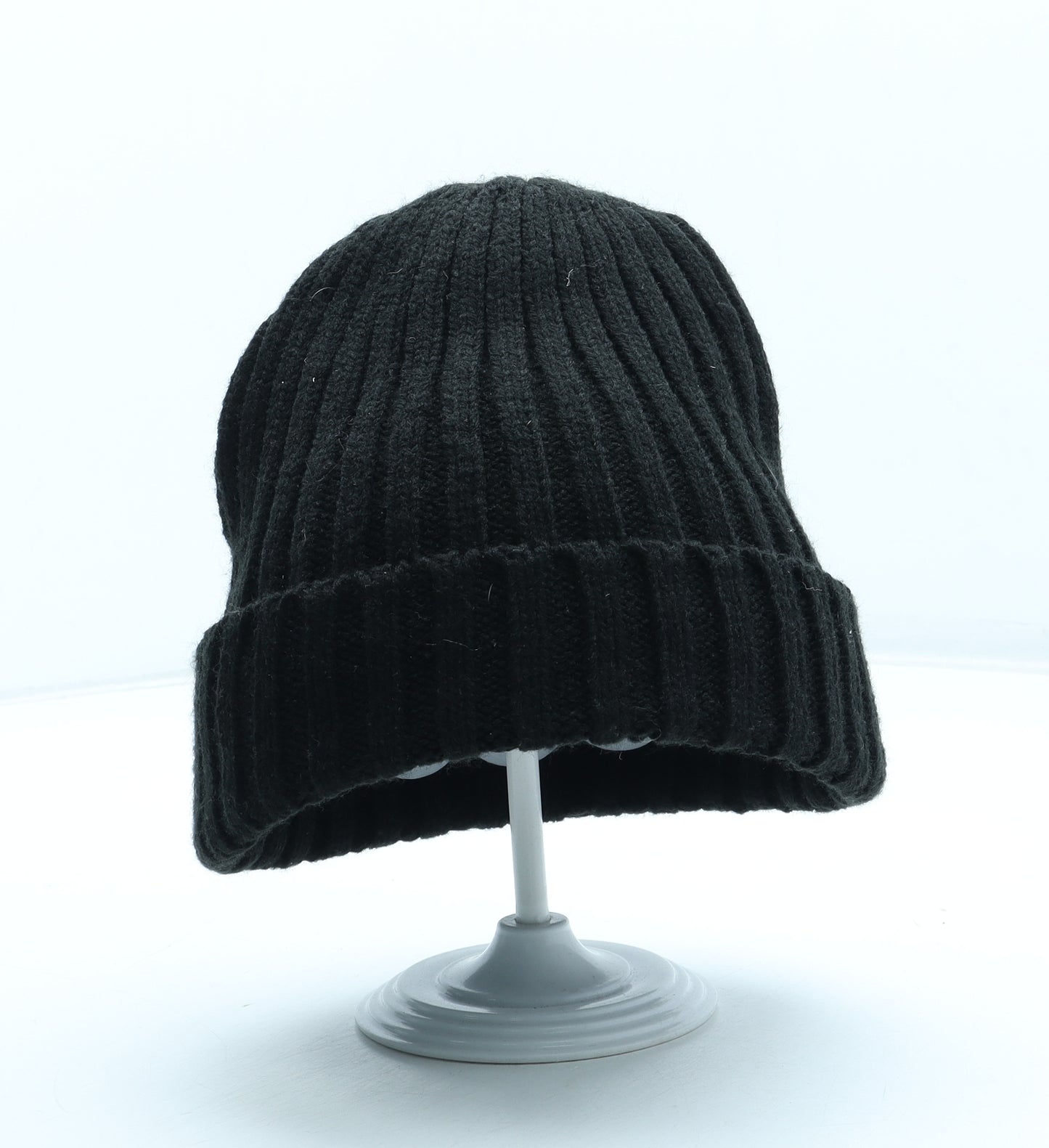 Atmosphere Womens Black Acrylic Beanie One Size