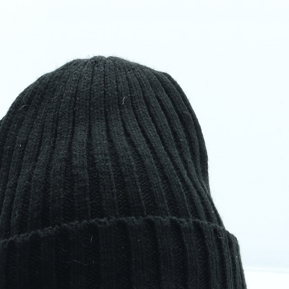 Atmosphere Womens Black Acrylic Beanie One Size