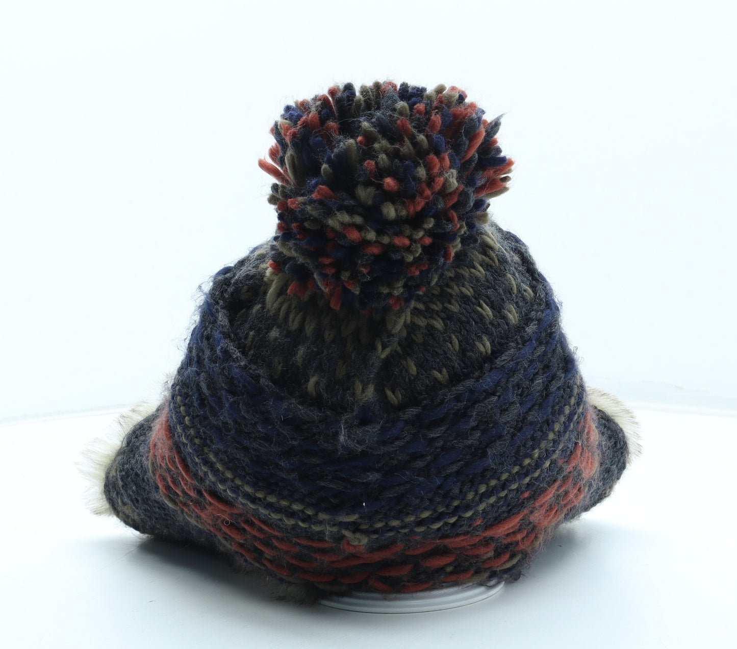 Debenhams Mens Multicoloured Acrylic Trapper Hat One Size