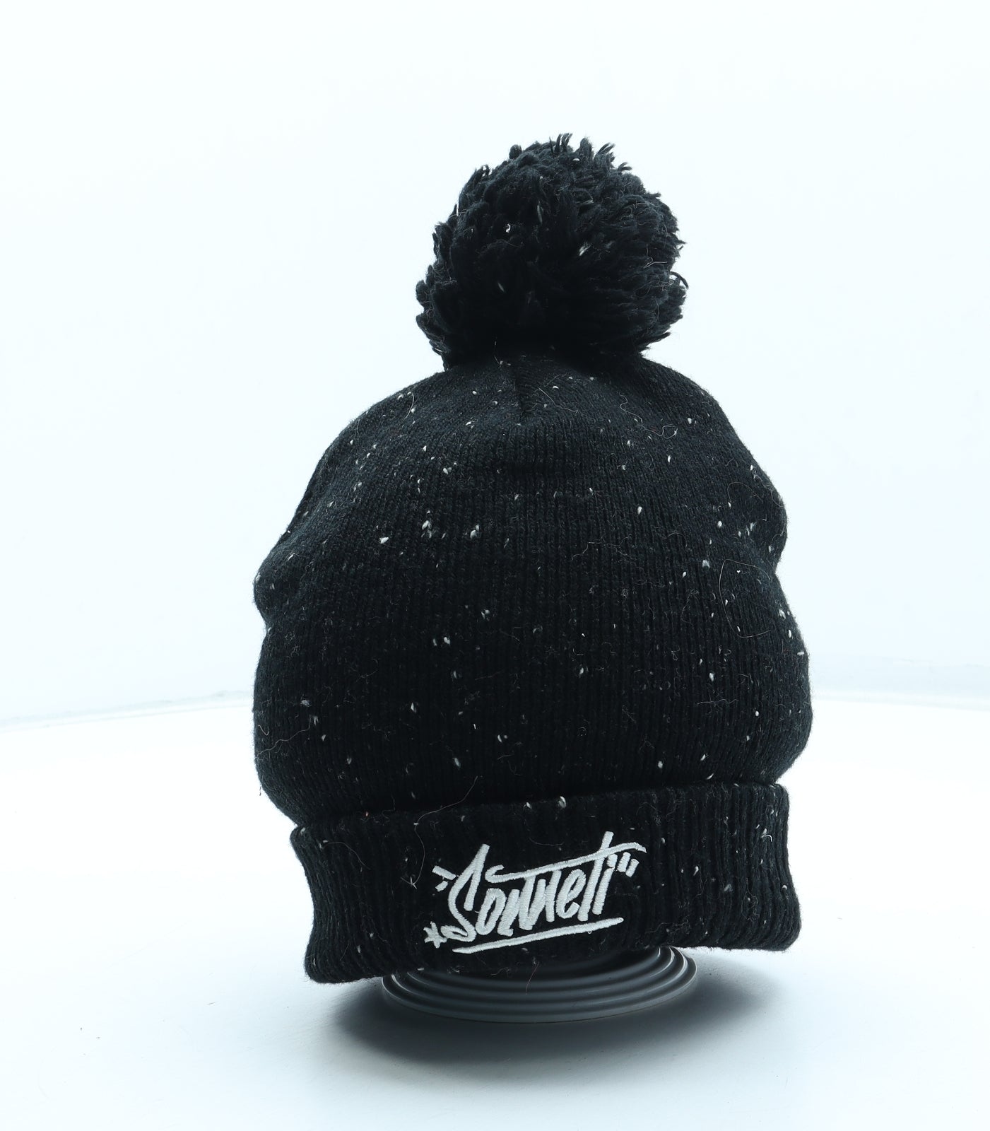 Sonneti Mens Black Acrylic Winter Hat One Size
