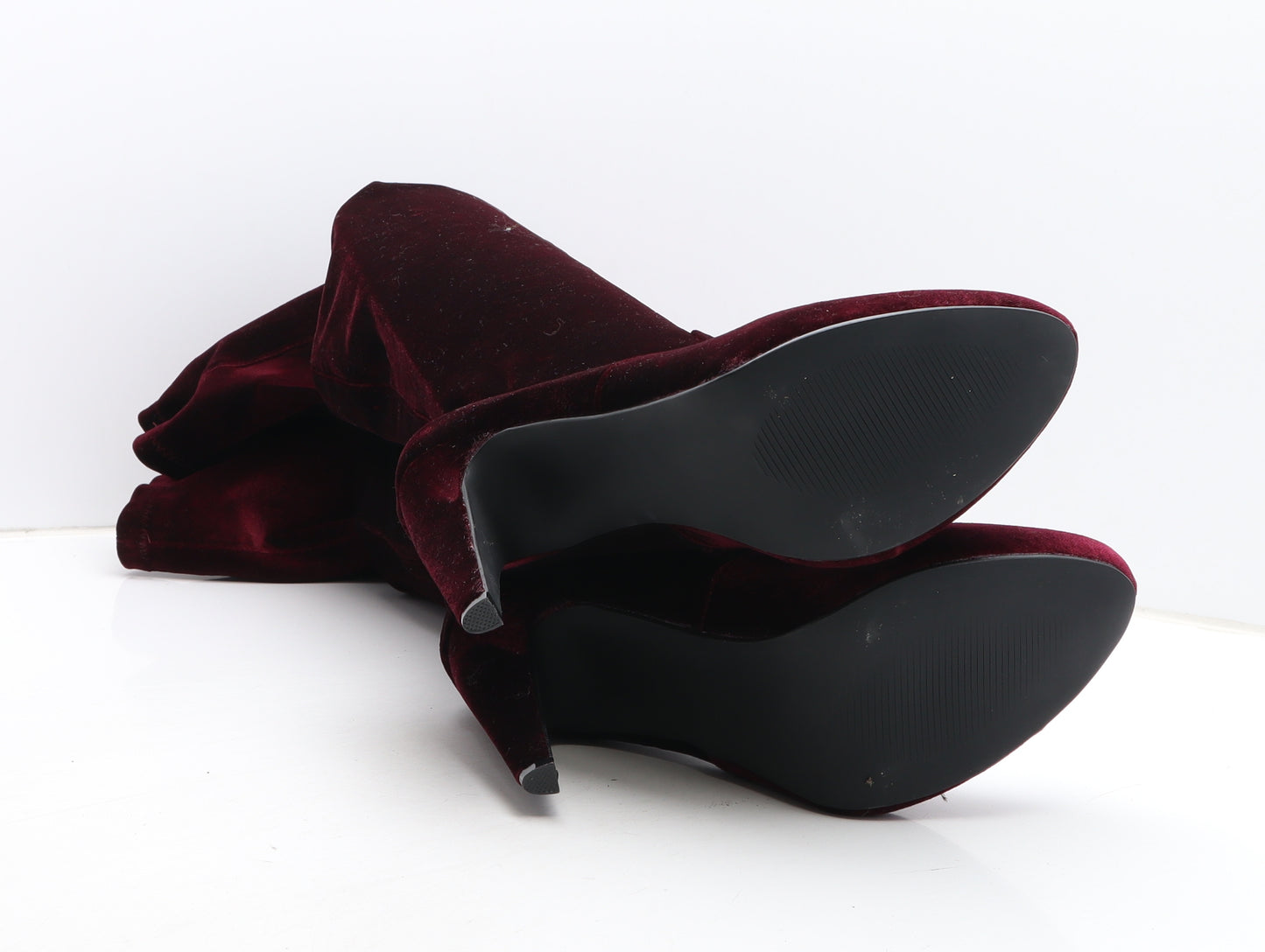 Just Fabulous Womens Purple Synthetic Bootie Boot UK