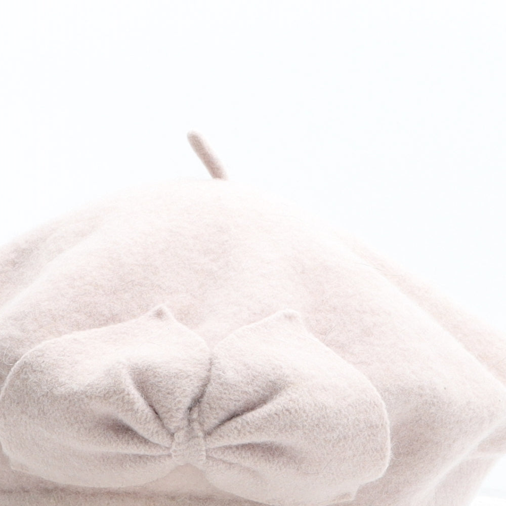 Accessorize Womens Pink Wool Beret One Size