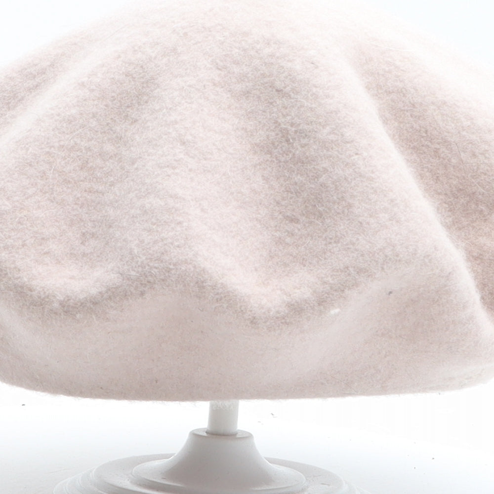 Accessorize Womens Pink Wool Beret One Size