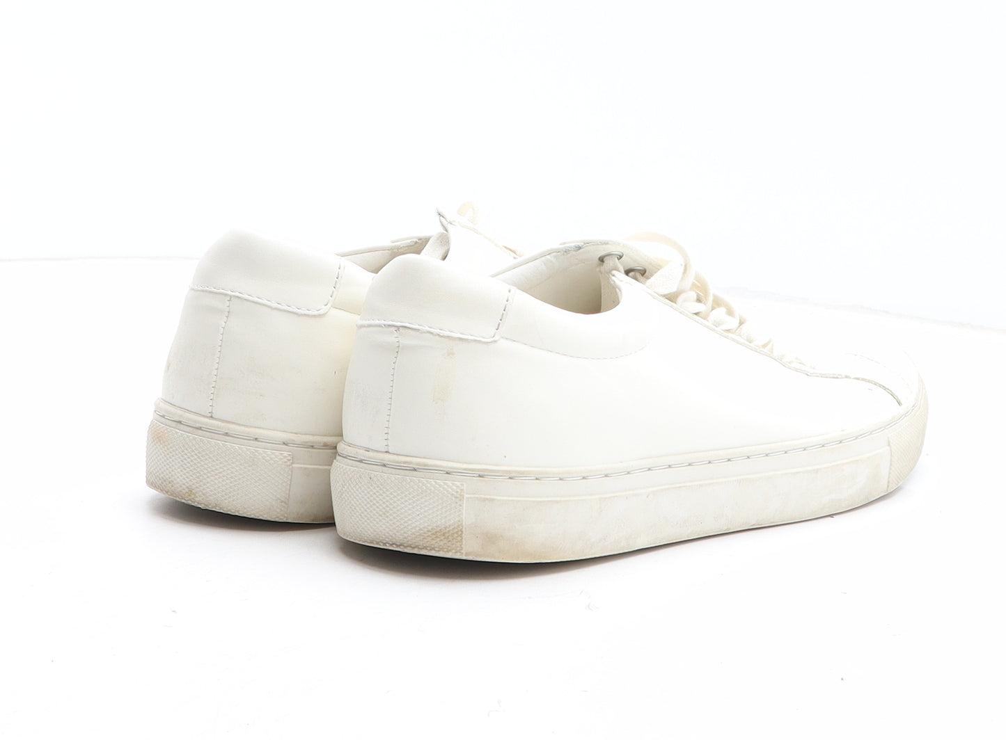 Marks and Spencer Mens White Synthetic Trainer UK 9