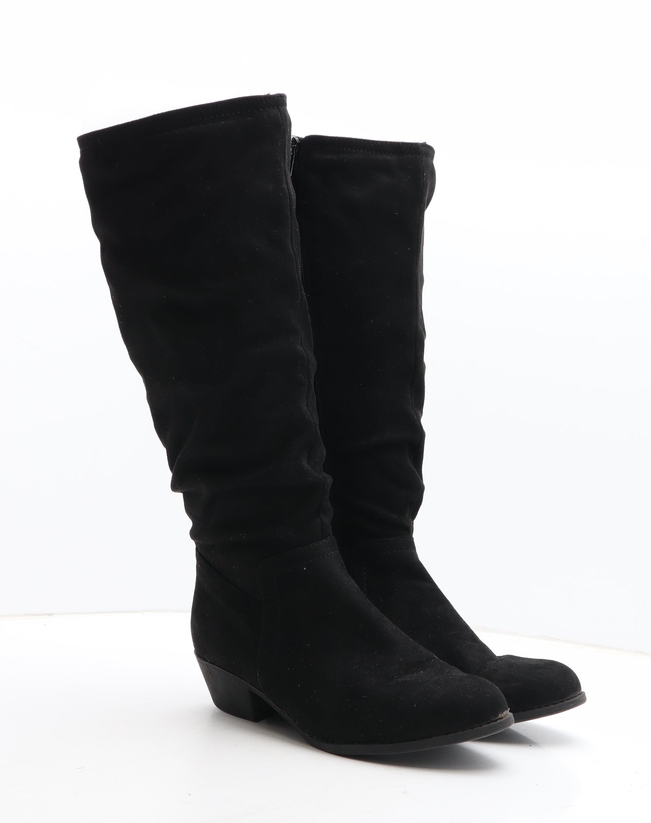 New Look Womens Black Fabric Bootie Boot UK