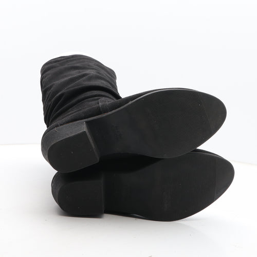 New Look Womens Black Fabric Bootie Boot UK