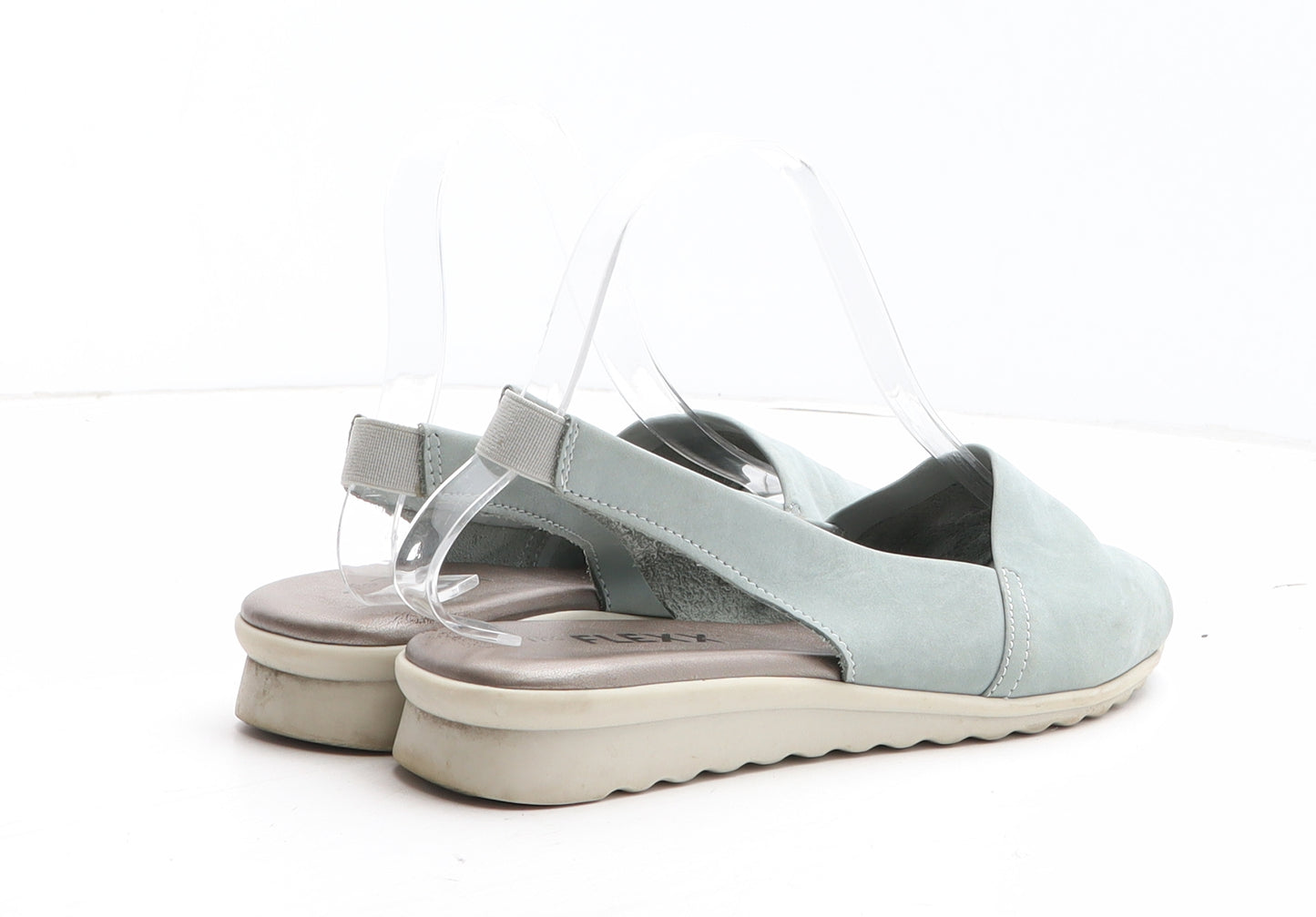 The Flexx Womens Green Synthetic Slingback Sandal UK