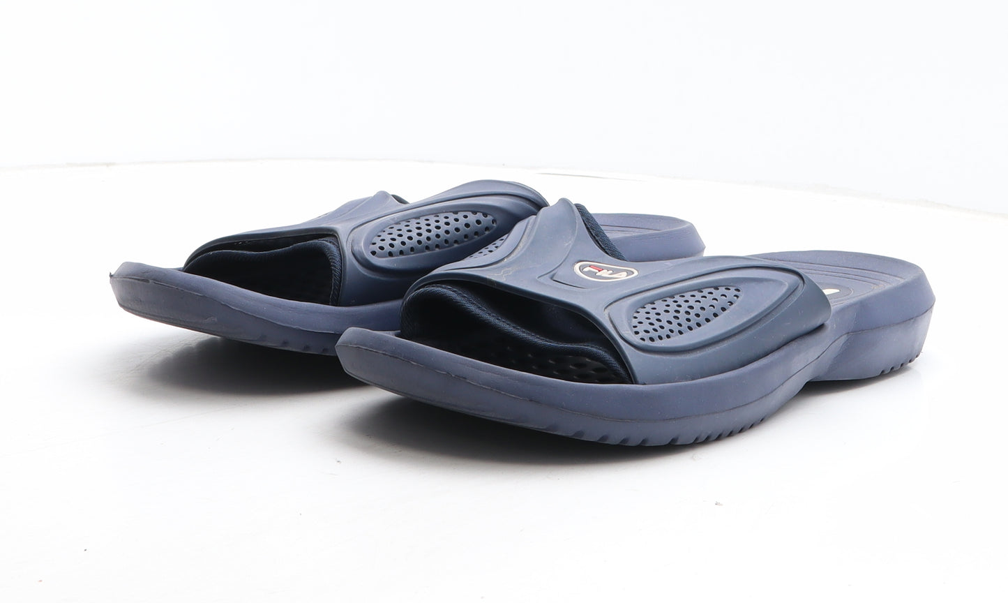 FILA Mens Blue Synthetic Slider Sandal UK 9