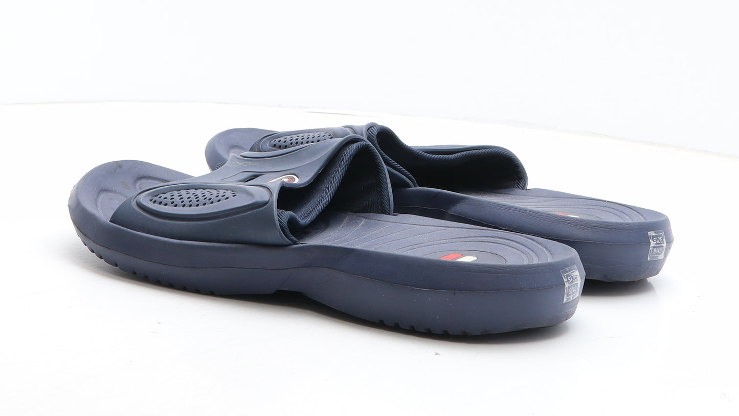 FILA Mens Blue Synthetic Slider Sandal UK 9