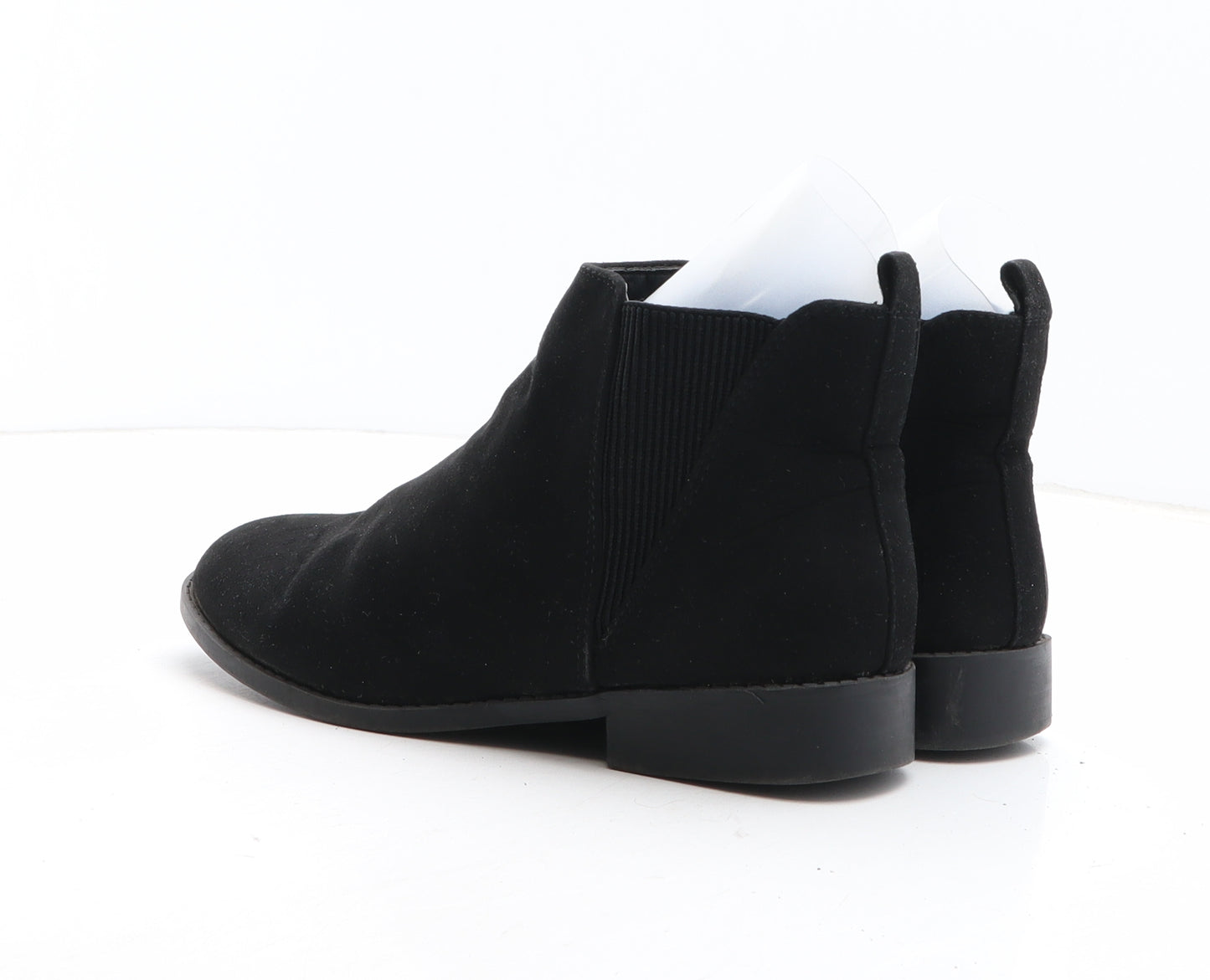 Primark Womens Black Fabric Chelsea Boot UK