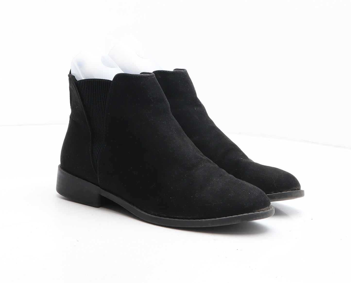 Primark Womens Black Fabric Chelsea Boot UK