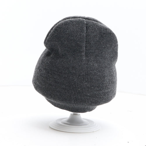 Deluxe Goods Mens Grey Acrylic Beanie One Size