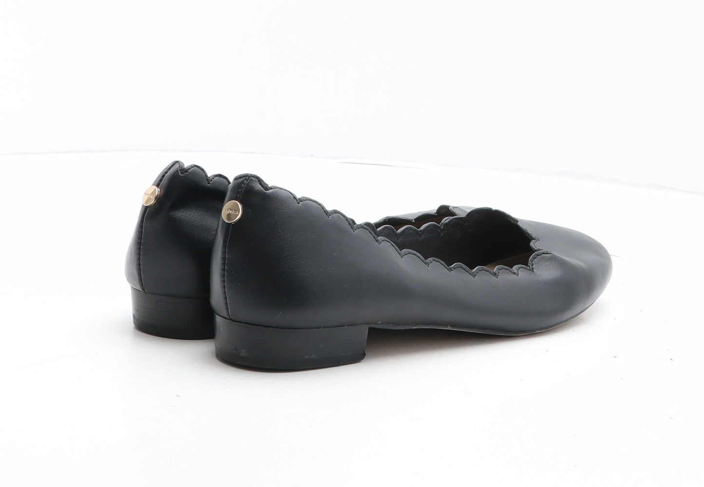 Carvela Womens Black Synthetic Slip On Flat UK - UK Size Estimated 6