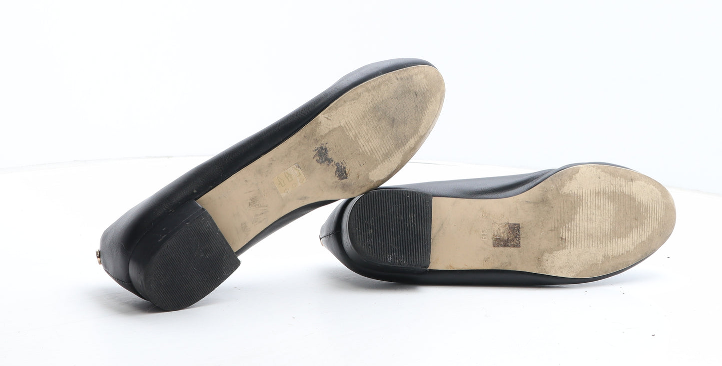 Carvela Womens Black Synthetic Slip On Flat UK - UK Size Estimated 6