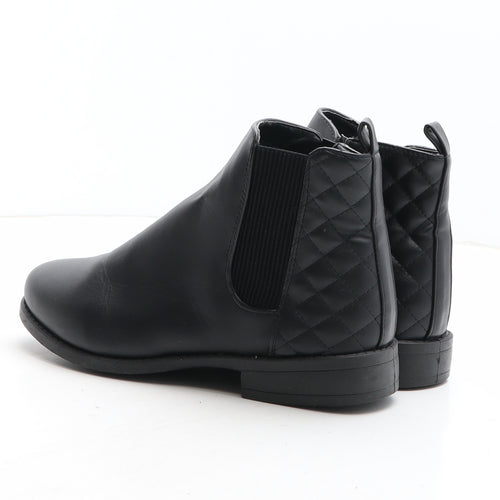 New Look Womens Black Synthetic Chelsea Boot UK