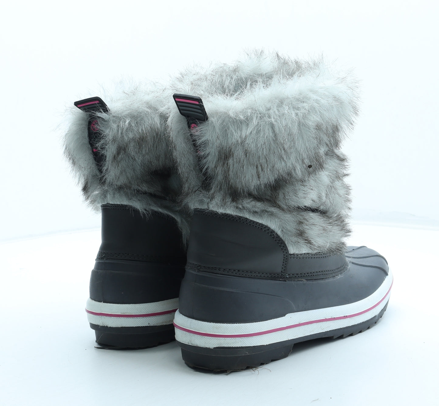 Wintergrip Womens Grey Polyester Snow Boot Boot UK