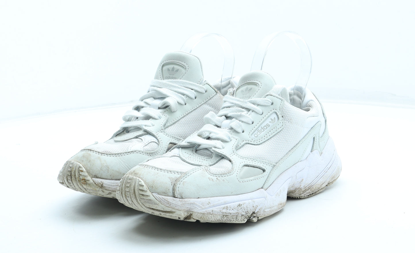 adidas Womens White Polyester Trainer UK