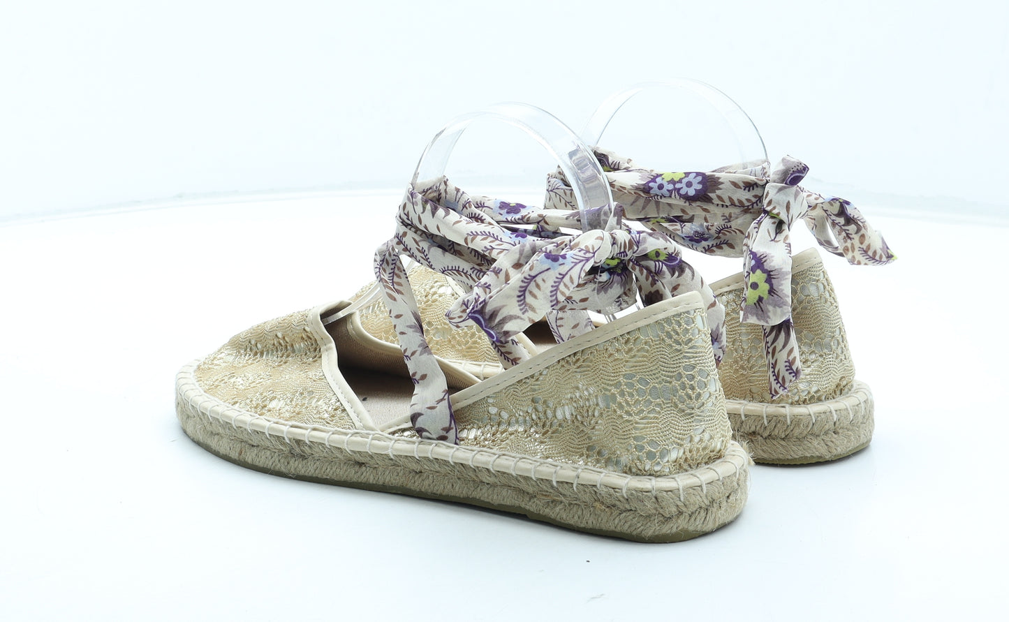 Preworn Womens Multicoloured Geometric Polyester Flat UK