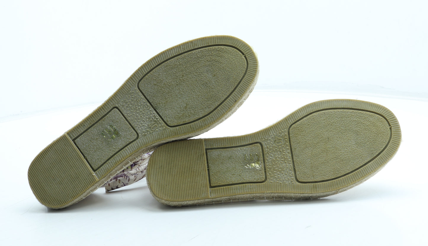 Preworn Womens Multicoloured Geometric Polyester Flat UK