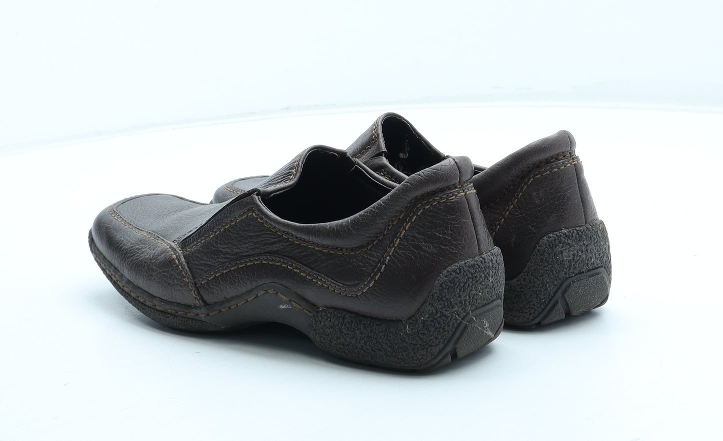 Sally O'Hara Mens Brown Leather Slip On Casual UK 5 38