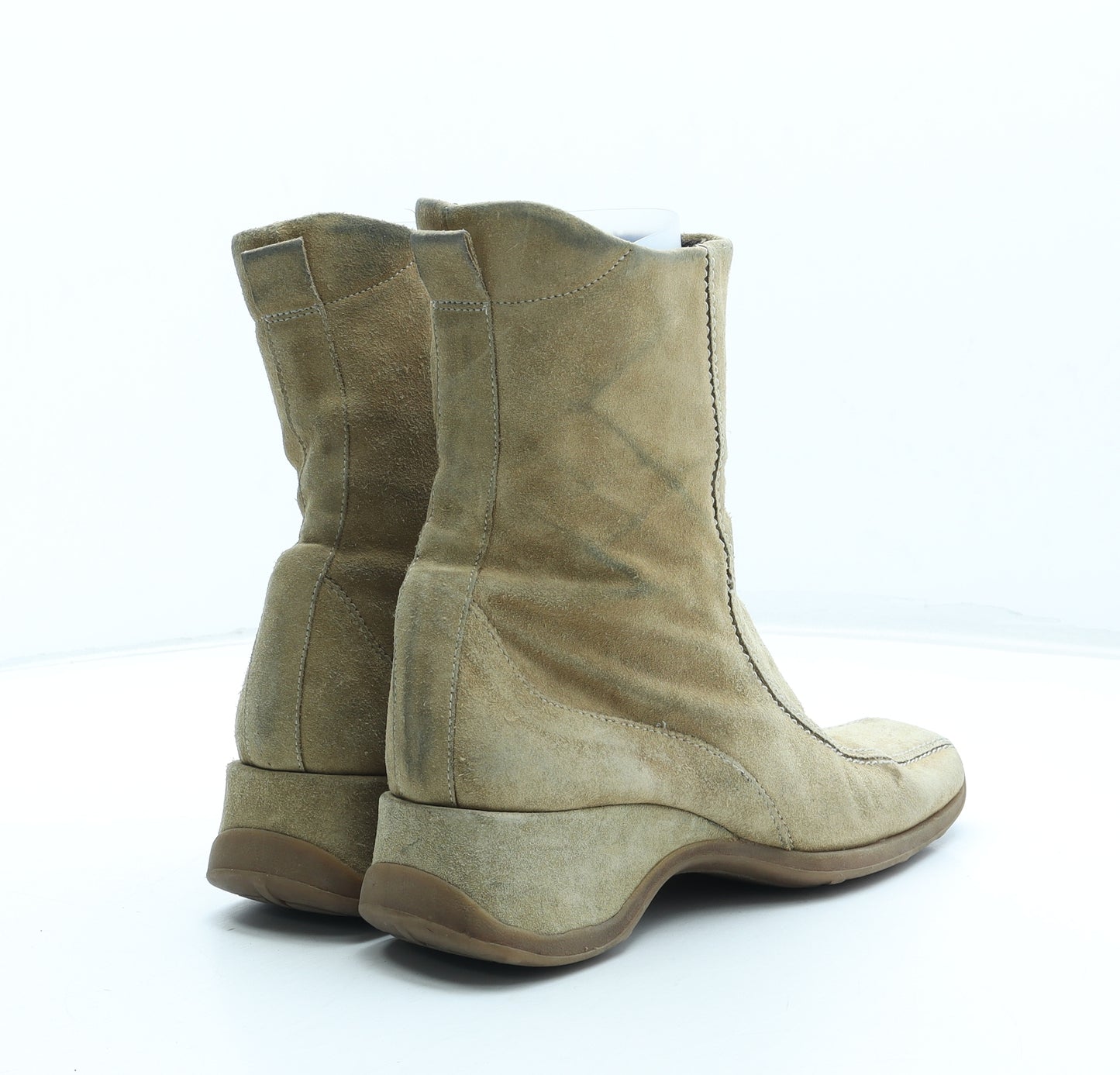 NEXT Womens Beige Leather Bootie Boot UK
