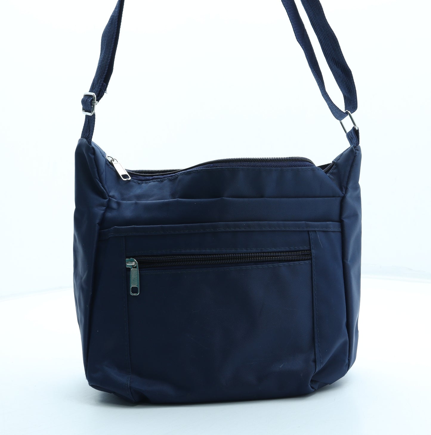 Preworn Womens Blue Polyester Crossbody Size Small