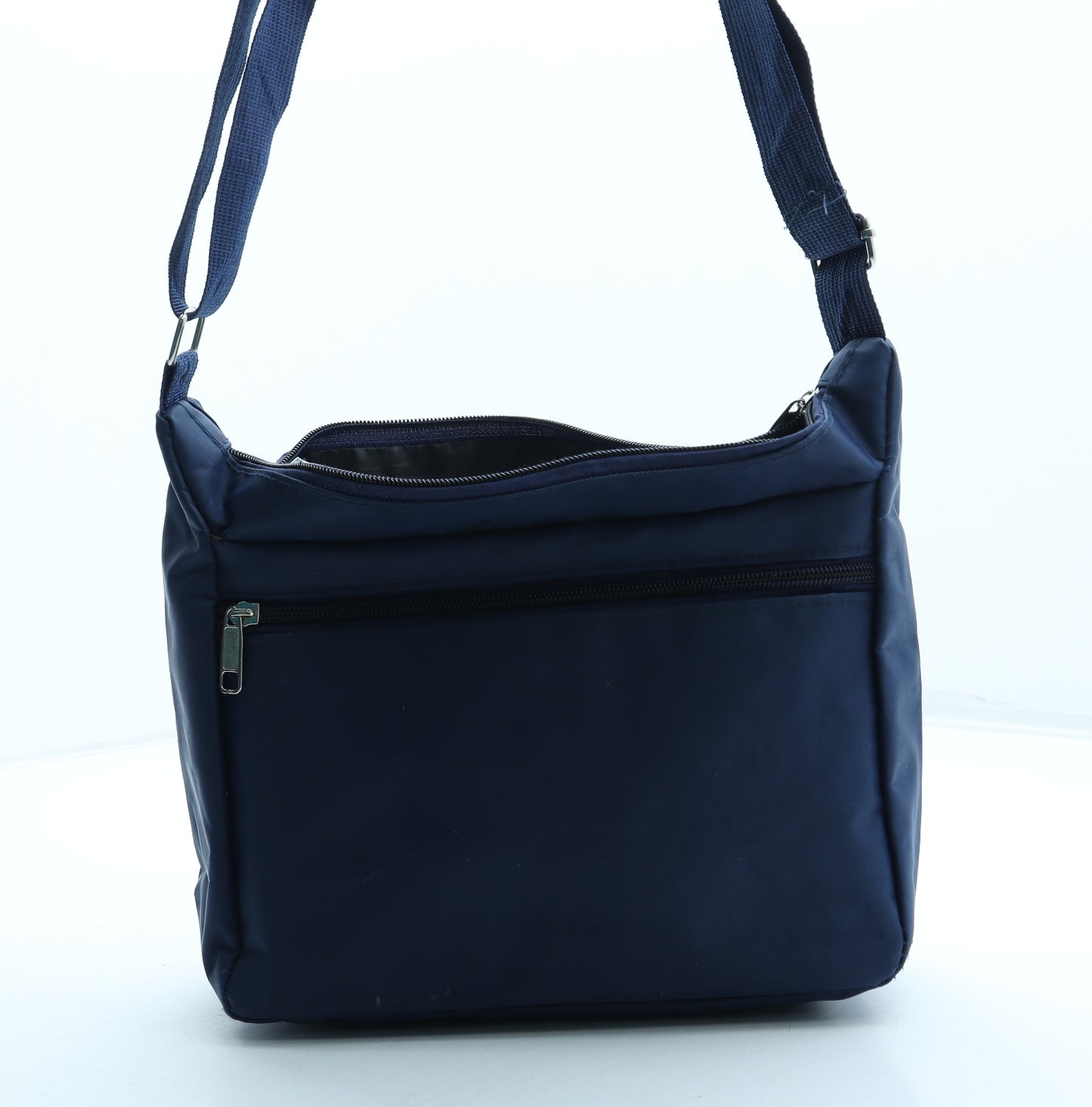 Preworn Womens Blue Polyester Crossbody Size Small