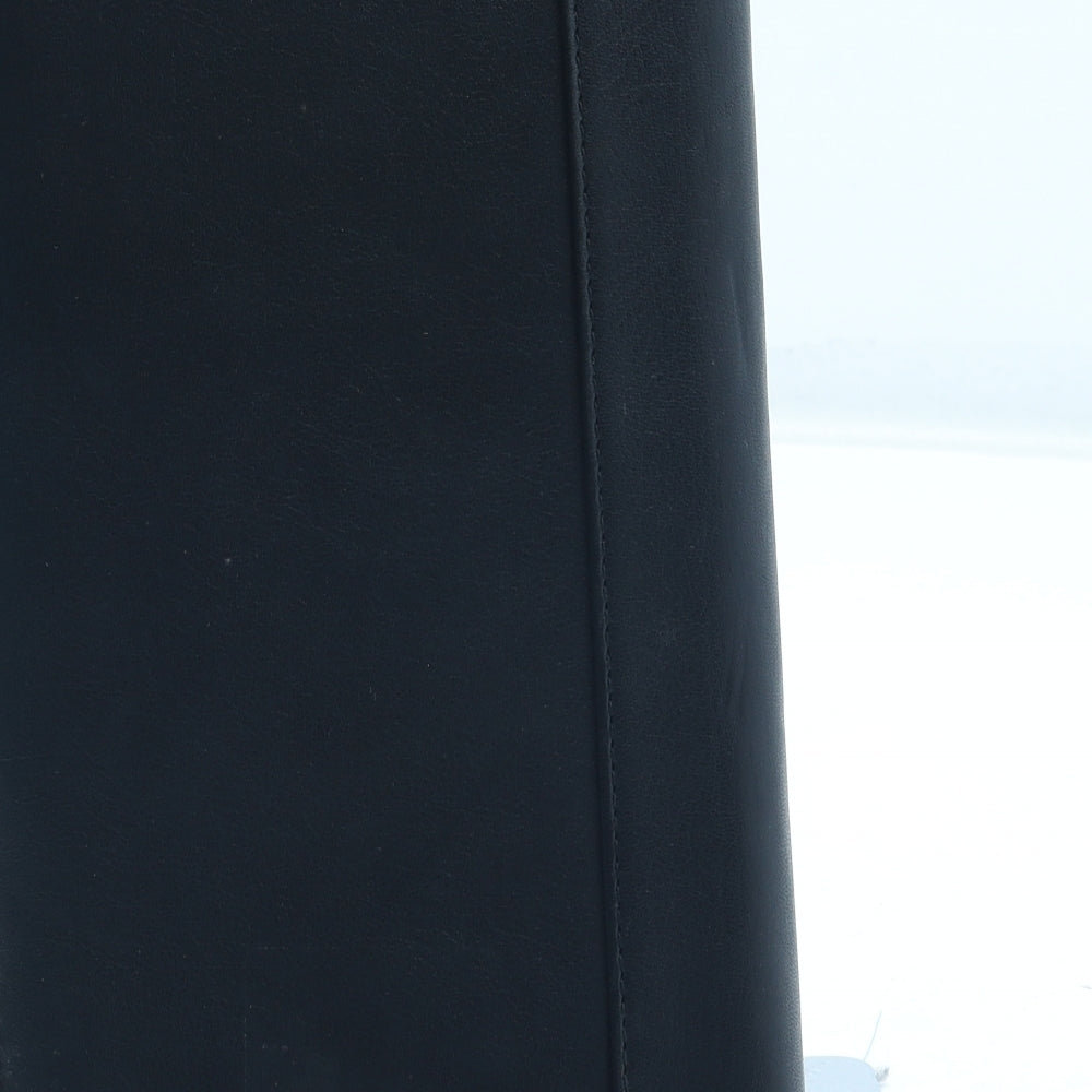 Preworn Mens Black Leather Wallet