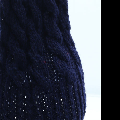 Preworn Mens Blue Acrylic Beanie One Size