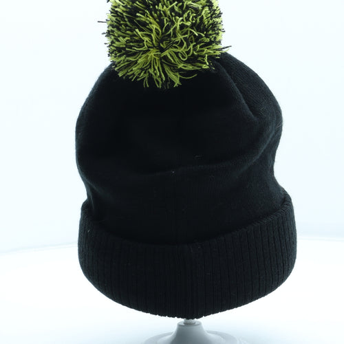 Snowstar Mens Black Acrylic Winter Hat One Size - MP FIT