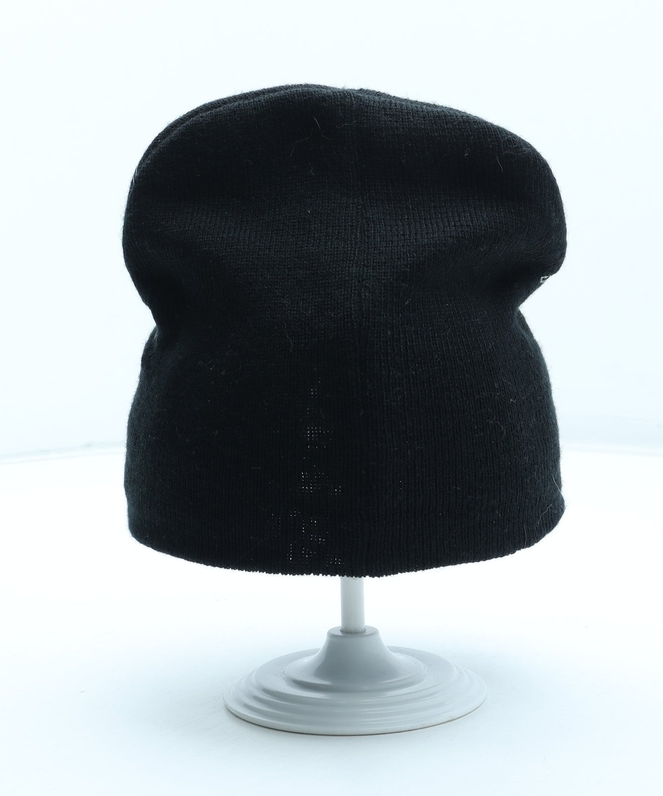 Spiderman Boys Black Geometric Acrylic Beanie Size S - Spider Man