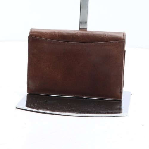 Debenhams Womens Brown Leather Bow Tie Wallet Size S