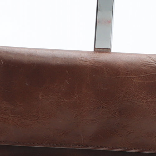 Debenhams Womens Brown Leather Bow Tie Wallet Size S