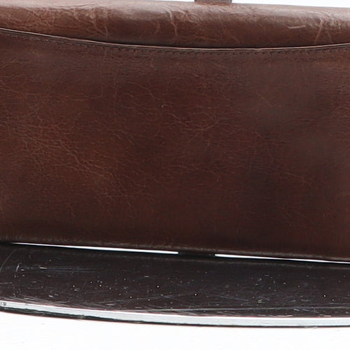 Debenhams Womens Brown Leather Bow Tie Wallet Size S