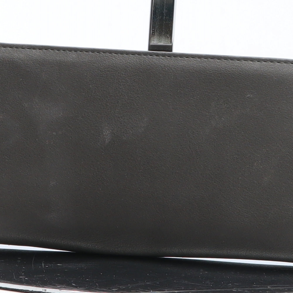 Move & Moda Womens Grey Geometric Polyurethane Bow Tie Wallet Size M - Butterfly Pattern