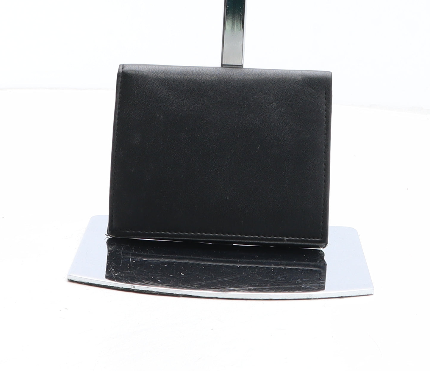 Preworn Mens Black Leather Wallet