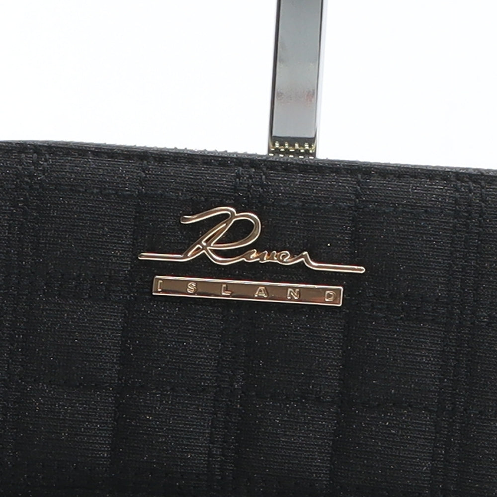 River Island Womens Black Polyester Bow Tie Wallet Size S