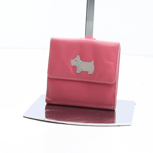 Radley Womens Pink Leather Bow Tie Wallet Size S