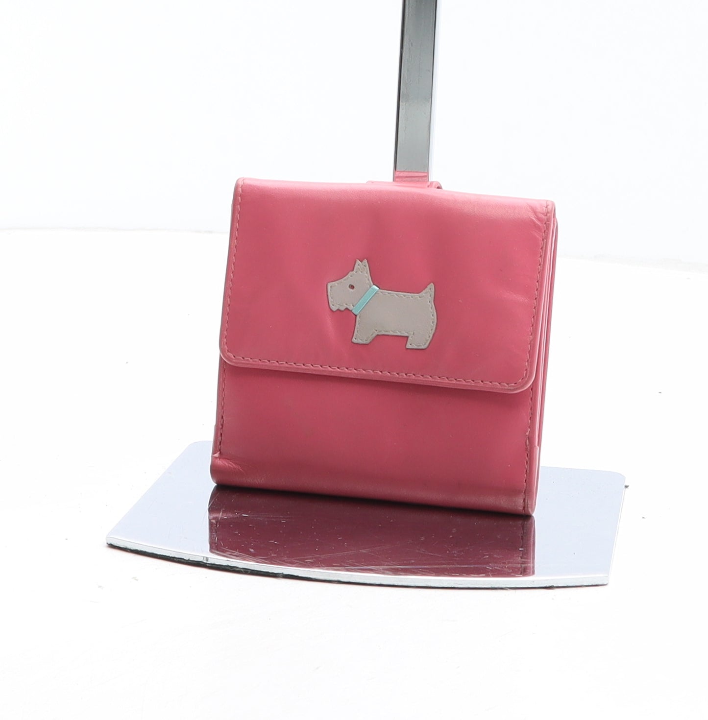 Radley Womens Pink Leather Bow Tie Wallet Size S