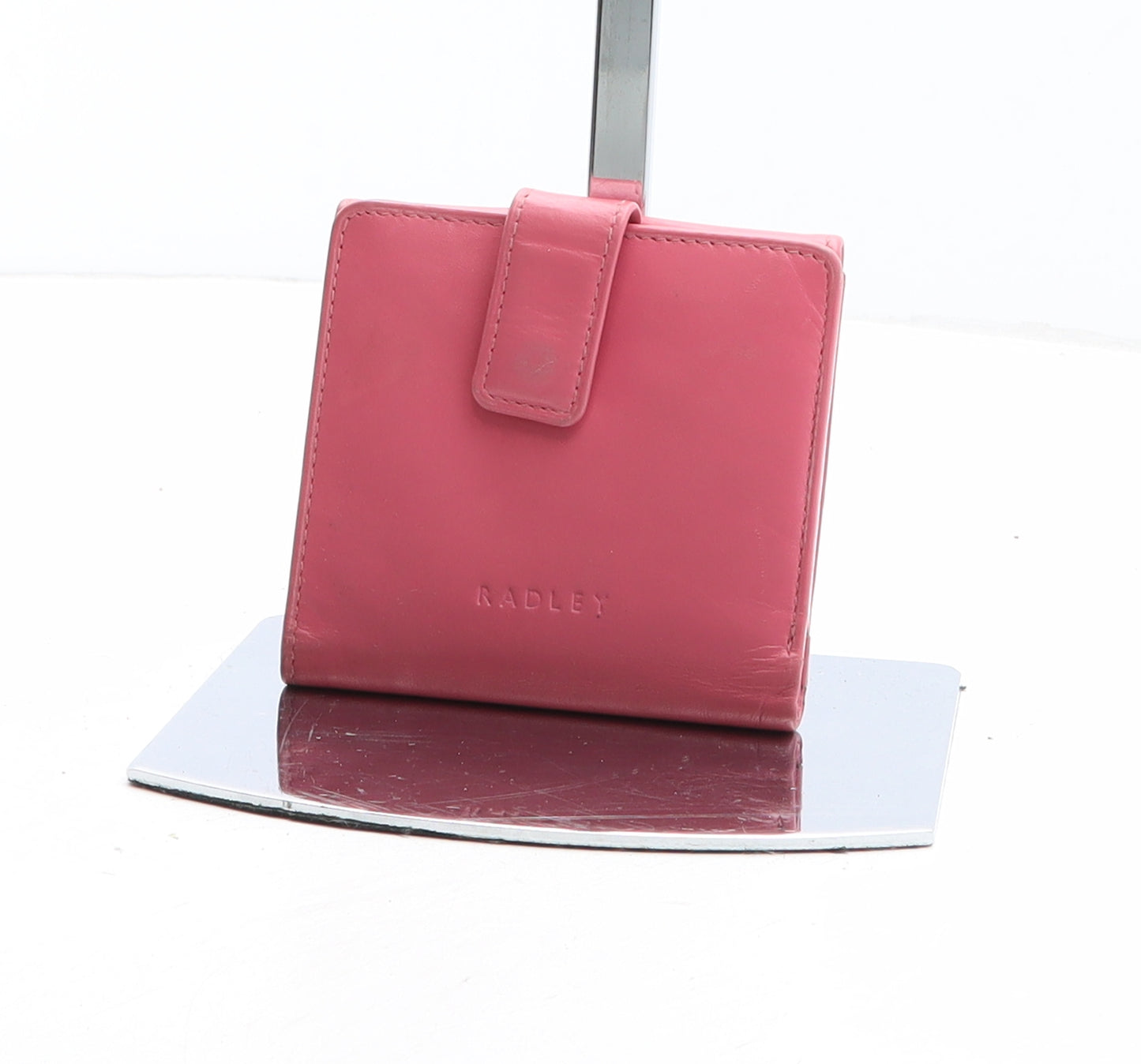 Radley Womens Pink Leather Bow Tie Wallet Size S