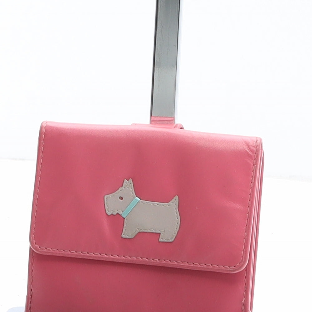 Radley Womens Pink Leather Bow Tie Wallet Size S