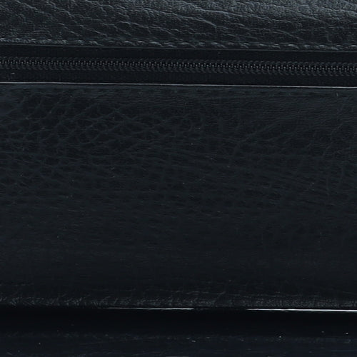 NEXT Womens Black Leather Bow Tie Wallet Size M