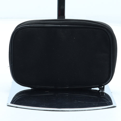 Preworn Womens Black Polyester Bow Tie Wallet Size S