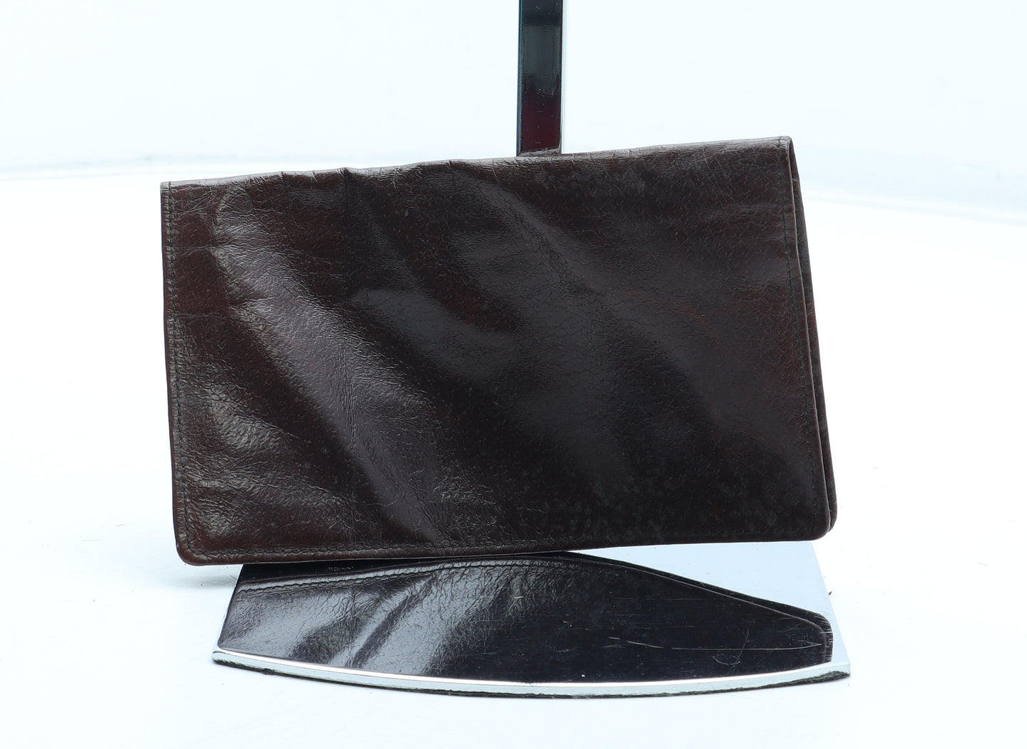 Preworn Mens Brown Leather Wallet