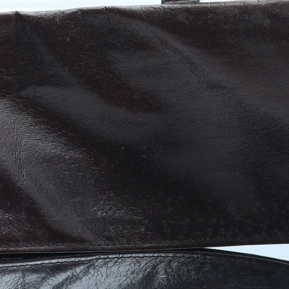 Preworn Mens Brown Leather Wallet