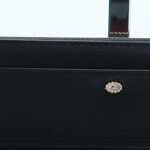 LC Lauren Conrad Womens Black Polyurethane Bow Tie Wallet Size S