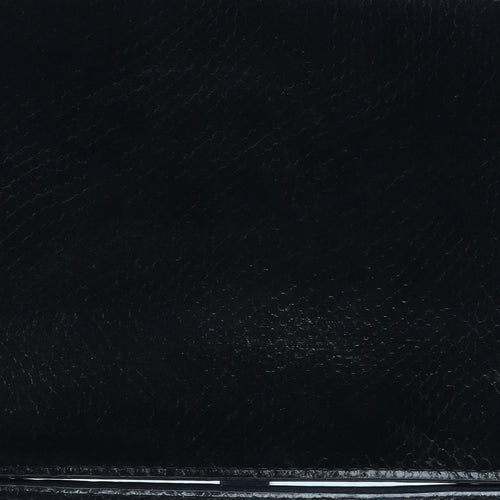 Preworn Womens Black Polyurethane Clutch Size Small