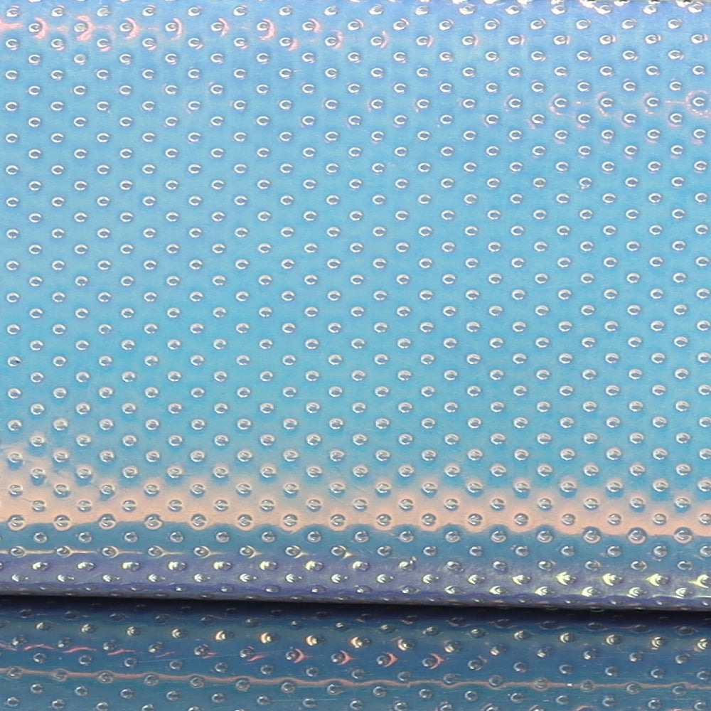 Skinny Dip Womens Blue Polyurethane Bow Tie Wallet Size M - Holographic
