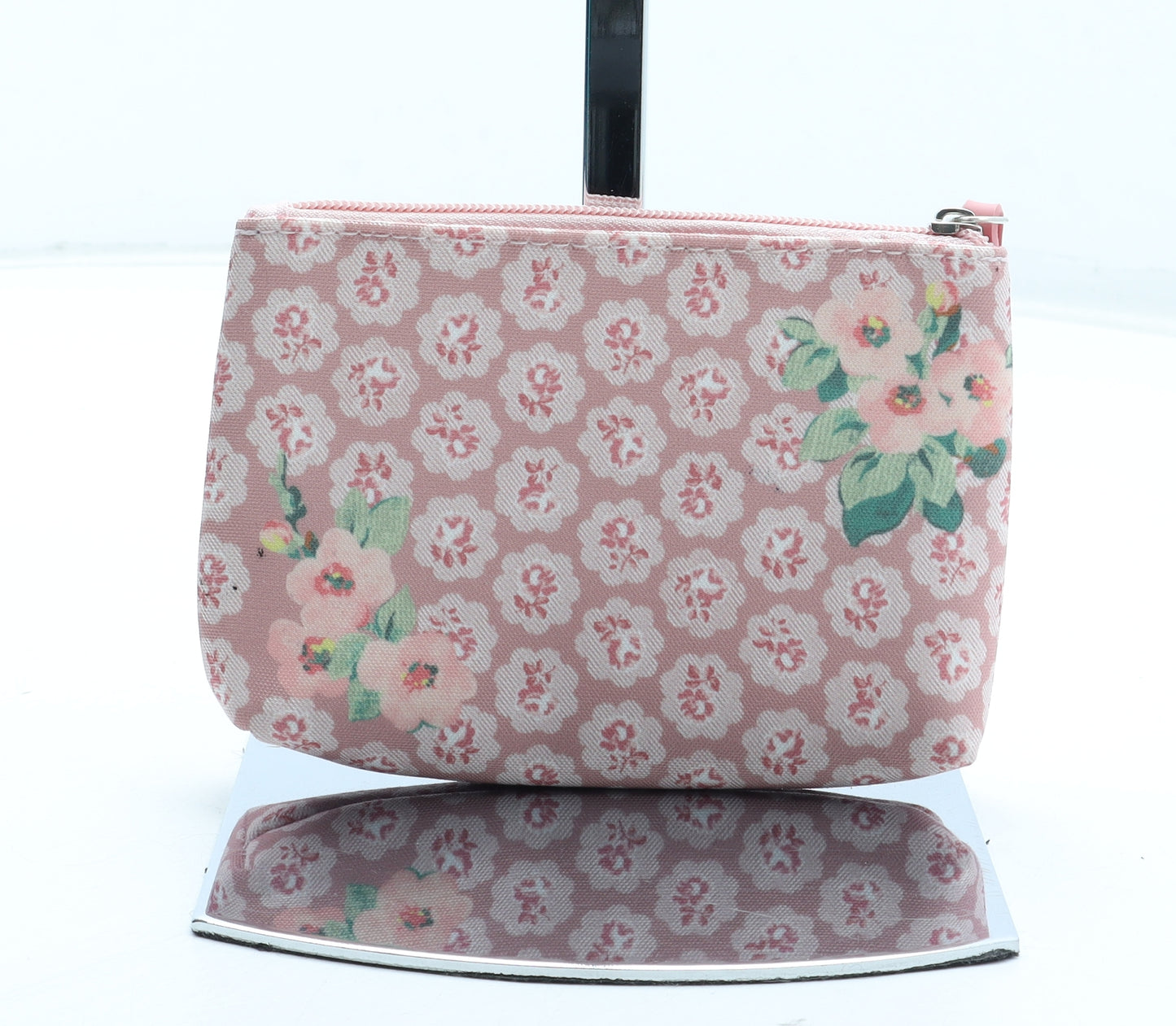 Cath Kidston Womens Pink Floral Polyurethane Clutch Size Small