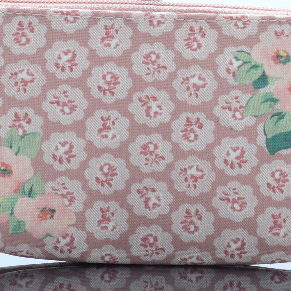 Cath Kidston Womens Pink Floral Polyurethane Clutch Size Small